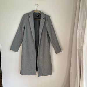 Grey Zara Mid Length Jacket Lighter Weight